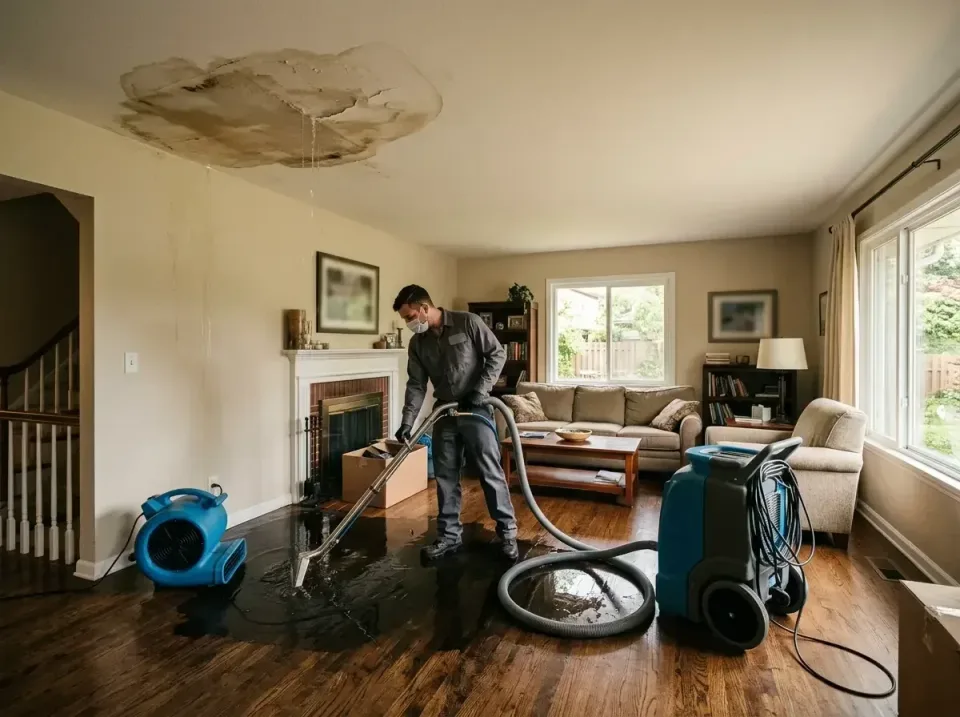 attic-pipe-burst-ceiling-drip-008 — frequently asked questions, Water Damage Restoration & Carpet Care in Cape St. Claire, MD